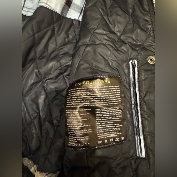 Barbour Summer Tartan Waxed Jacket – Women’s US 14 (EU 44, UK 18) - Picture 5 of 5